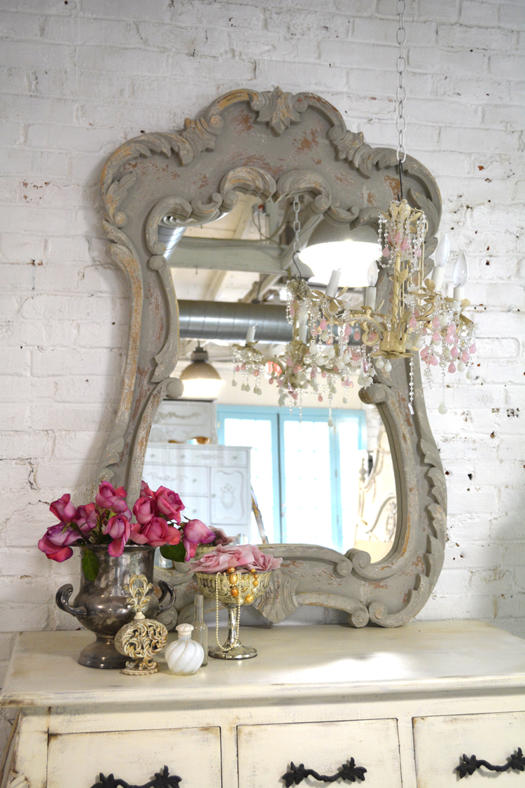 Shabby chic decorating ideas – Shabby chic furniture – Shabby chic mirror